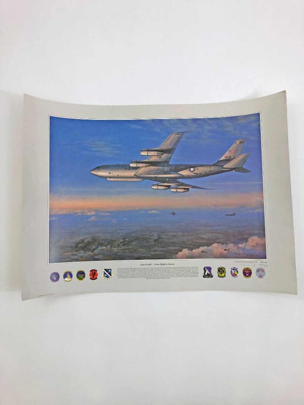 Joint Stars Poster From Khaffi to Kosovo 27-1/2"x20" Signed Ronald Wong #483/500